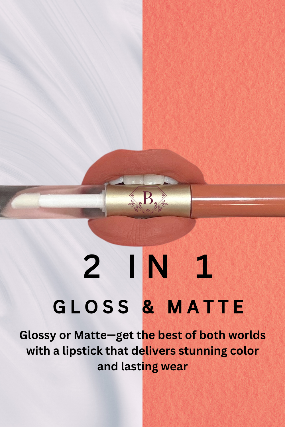 Waterproof Matte Liquid Lipstick with Gloss