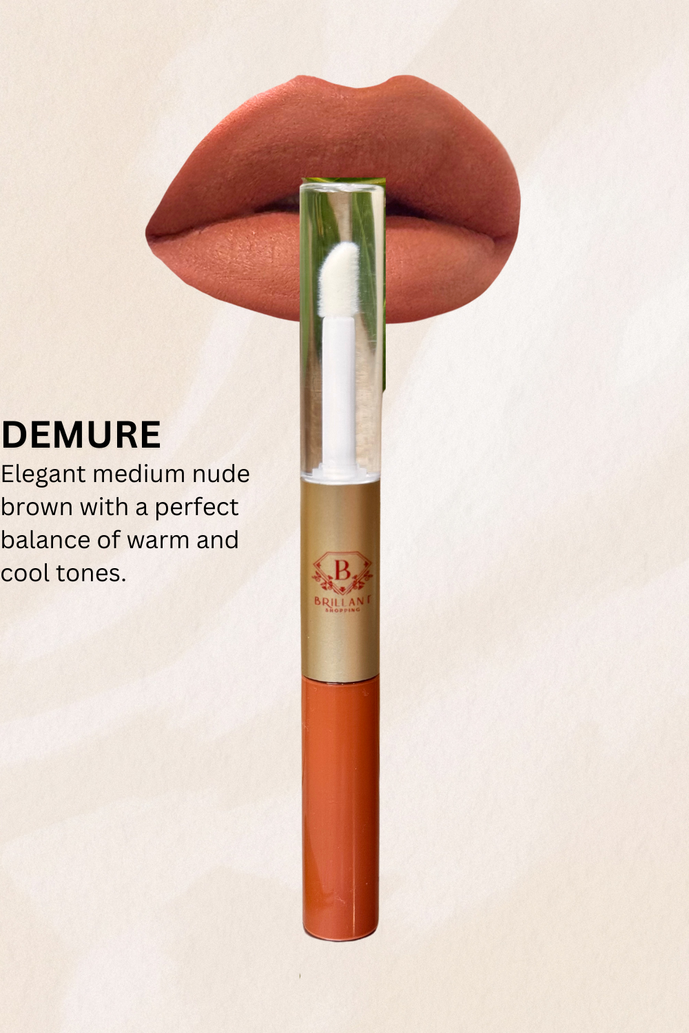Waterproof Matte Liquid Lipstick with Gloss