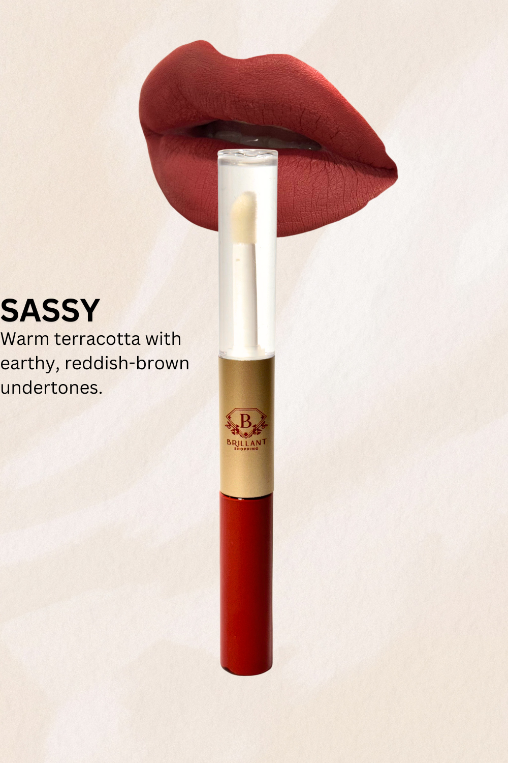 Waterproof Matte Liquid Lipstick with Gloss
